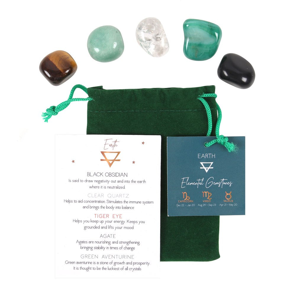 Earth Element Tumbled Stone Set The Crystal Healing Shop