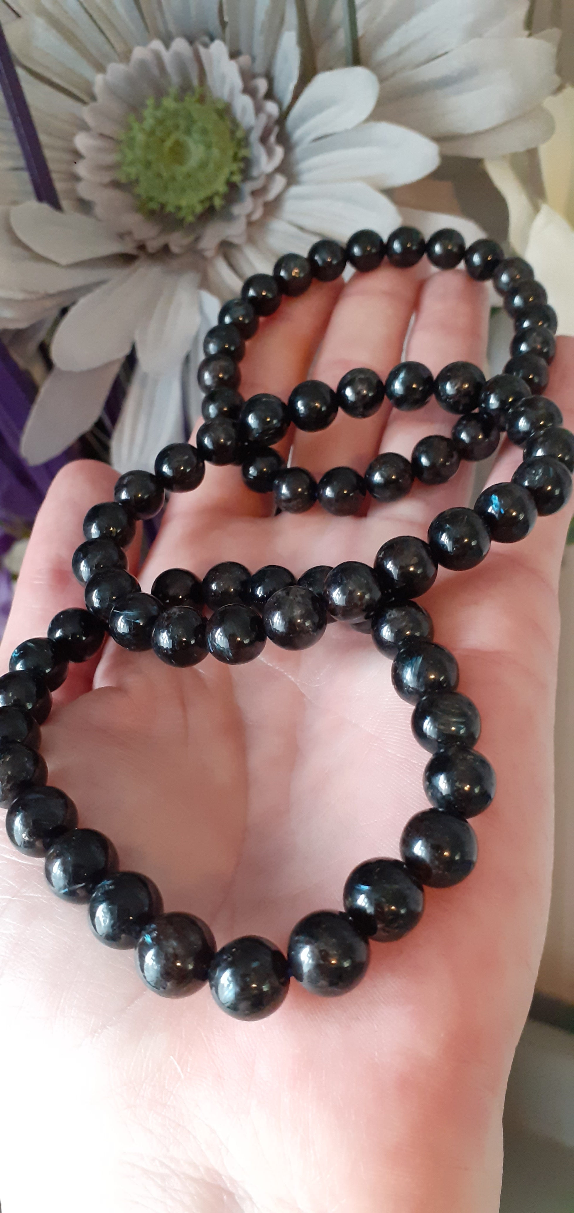 Arfvedsonite beads sale