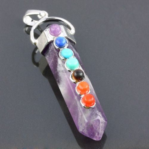 Natural Crystal Hexagon Amethyst Pendant For Healing And Reiki Use And Gift Also At ₹ 80/piece In Khambhat - Foto 5